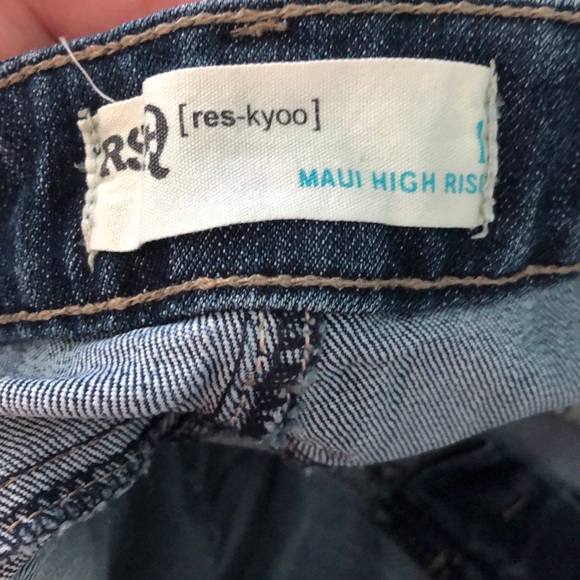 RSQ Maui High Rise Jean Shorts - Picture 6 of 6